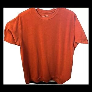 Eddie Bauer Men's XL Brown Short Sleeve T-Shirt